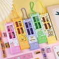thumbnail image 3 of 5pcs School Essentials Set - Includes 2 Pencils, Eraser, Sharpener & Ruler In Portable Gift Box - Perfect For Back To School & Graduation Gifts, 3 of 5
