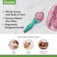 thumbnail image 3 of Tovolo Tilt-Up Ice Cream Scoop, Heat-Retaining Zinc Alloy, Dishwasher-Safe, 3 of 6