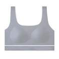thumbnail image 2 of LRen Padded Training Bras for Girls 7-8 Stretchable Sport Bras Girls Wireless Breathable Sports Bralettes Solid Color with Pull-On Design Wireless Stretchy Camisole Bras for, 2 of 3