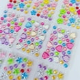 thumbnail image 1 of Pegatinas de gemas, pegatinas de diamantes de imitación, pegatinas de joyas autoadhesivas, gemas brillantes para manualidades, gemas adhesivas para maquillaje, bricolaje, ojos, uñas, 1 of 5