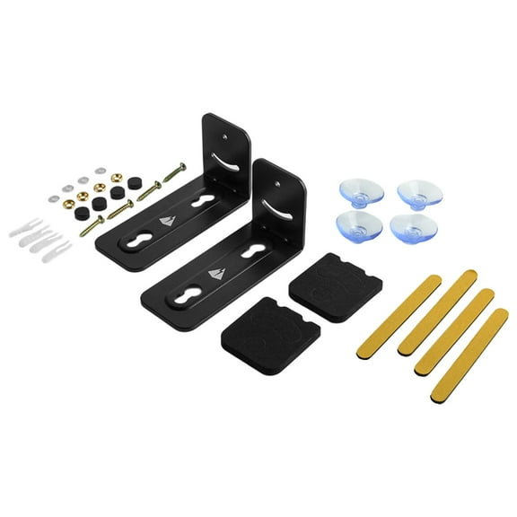 yotijay Sound Bar Mount Kit Speaker Holders Metal Durable Universal Mounting Bracket for