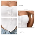 thumbnail image 4 of Top cruzado sin mangas, top cruzado con cuello halter y volantes para mujer Top cruzado con cuello halter Instalación sin esfuerzo, 4 of 5