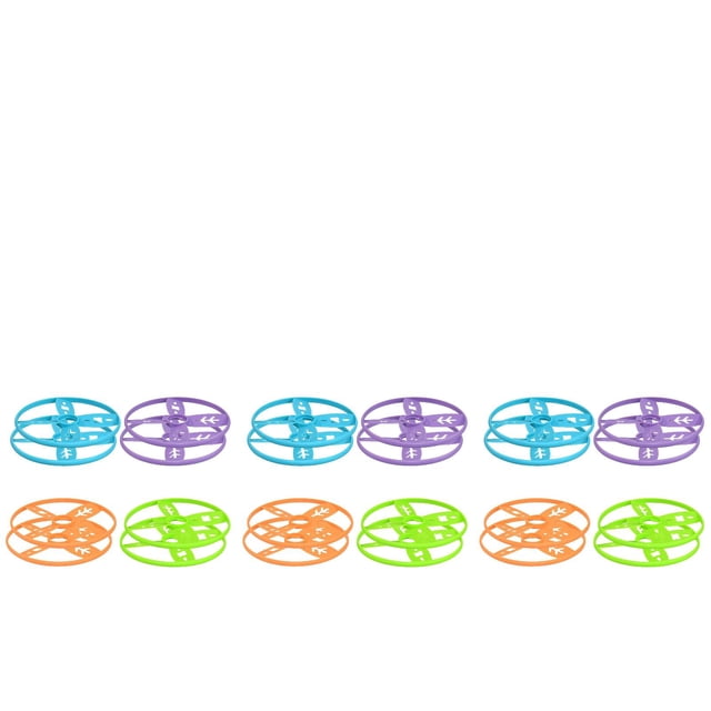 YWIYIUD 24 Pcs Jouets Disques Volants Réutilisables et Portatifs de 2,56 Pouces Adaptés aux Adultes et aux Ados Jouets Disques à Lancer Colorés et Durables pour Plage Cour Parc et Activités Extérieures Familiales Scolaires