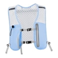 thumbnail image 4 of Mochila de hidratación, chaleco para correr, gran capacidad para mujeres y hombres, portátil para correr. Azul, 4 of 9