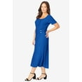 thumbnail image 3 of Jessica London Women's Plus Size Buckle Midi Dress, 3 of 3