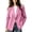 Watermelon Red, variant on Kukoosong Women's Double Breasted Blazer, Casual Work Office Jacket with Gold Buttons and Lapel Collar for Business, Women's Classic Suit Jacket