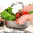 thumbnail image 4 of Colador De 2 Piezas Fruta Lavadora Espagueti Escurridor Con Cocina, 4 of 9