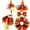 12, variant on Sruoe Halloween Pumpkin Jack‑o‑Lantern Outfit for 23 Inch Porch Goose Statue, Fall Harvest Themed Costume for Yard Lawn Goose Figurine Decor