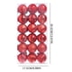 thumbnail image 3 of Fiudx Liquidación de ahorros de verano 36 piezas de adornos navideños para colgar en el árbol de Navidad, adornos para fiestas en el hogar, 6 cm, 3 of 7