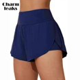 thumbnail image 2 of Bañador Charmleaks para mujer, dos en uno, con abertura lateral, bolsillos y diseño de bermudas., 2 of 5