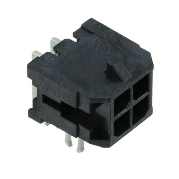 Pack of 10 43045-0422 Connector Header Through Hole, Right Angle 4 position 0.118 (3.00mm) 0430450422