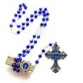 thumbnail image 6 of CIYISON 8mm Fashion Crystal Beads Rosary Necklace Cross Medal Crucifix Religious Pendants Necklaces Women Catholic Jewelry Gift, 6 of 7