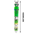 thumbnail image 2 of Cute Animals Ten-color Ballpoint Pen, Creative Stationery Student Color Notebook Pen 2ml, 2 of 4