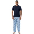 thumbnail image 1 of Conjunto de pijama IZOD de jersey de manga corta y pantalones IZOD para hombre, 1 of 5