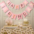 thumbnail image 3 of Banner de cumpleaños, feliz cumpleaños, banner y 5 unidades, globos de confeti, feliz cumpleaños, globo de helio, decoración de fiesta de cumpleaños Afortunado Sencillez, 3 of 5