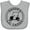 AC-Heather Grey, variant on Inktastic Daddy's Lil Caddy Boys or Girls Baby Bib