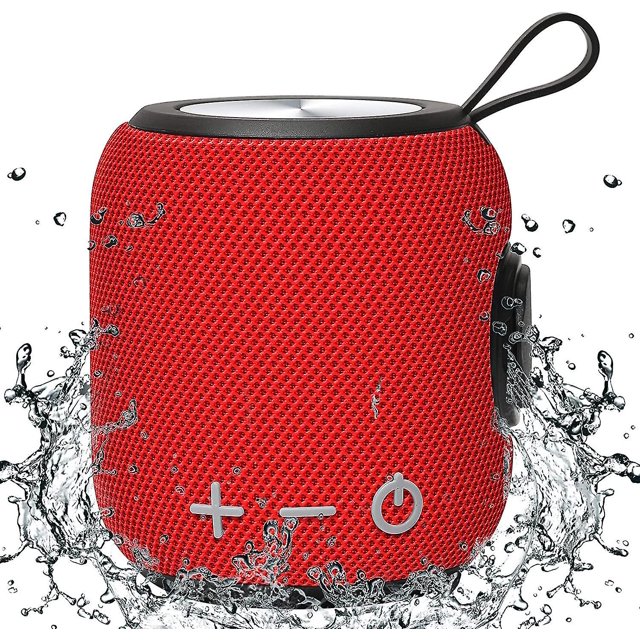 Altavoz Bluetooth portátil, Bluetooth 5.0 Mini altavoz inalámbrico de doble emparejamiento, sonido envolvente de 360 HD y bajos estéreo ricos, tiempo de reproducción de 24 horas, Ip67 Waterpr // kaili Sencillez
