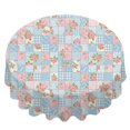 thumbnail image 2 of Pioneer Flower Floral Print Pattern Round Tablecloth 60 X 60 Inch, Wrinkle Resistant Wipeable Table Cloth for Kitchen Dining Picnic Patio Party, 2 of 6