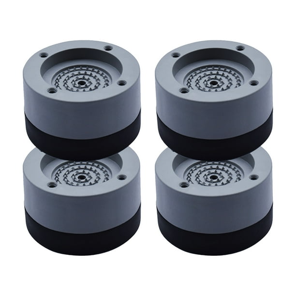 Almohadilla para el pie 4 almohadillas para pies de base de lavadora, almohadillas antideslizantes antivibración para electrodomésticos, estabilizador de lavadora para elevar la altura, reducir el rui Abanopi Almohadilla para el pie