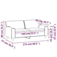 thumbnail image 2 of vidaXL Sofa Chair Accent Upholstered Armchair for Living Room Faux Leather, 2 of 7