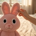 thumbnail image 4 of Stuffed Animas Adorable Pink Long Ear Plush Toy 31" Soft Cuddly Comforting Huggable Relaxation Gift for Home Decor Bedroom Accessory, 4 of 6