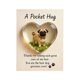 thumbnail image 4 of Abrazo de bolsillo para peluqueros caninos con tarjeta de felicitación de acrílico en forma de corazón. Abrazo de bolsillo para peluqueros de mascotas. Regalos de recuerdo de agradecimiento., 4 of 8