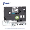 thumbnail image 3 of Brother P-touch TZeM51 Black Print on Clear Label Tape, 1in (24mm) x 26.2ft (8m) Laminated, 1-Piece, 3 of 12