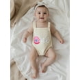 thumbnail image 4 of Miaouyo Infant Baby Girl Birthday Romper 0 3 6 12 18 Months Casual Shell Letter Embroidery Sleeveless Corduroy Jumpsuit for Newborn Cute Clothes, 4 of 9