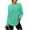 #9Mint Green, variant on Byworldtasic Women's Crew Neck Sweatshirts Long Sleeve Casual Shirts Loose Fit Tunic Tops Plain Basic Pullover Tees