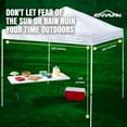 thumbnail image 3 of Caravan Canopy Sports 21008100010 10' x 10' White M-Series Pro Straight Leg Pop-Up Canopy, 3 of 12