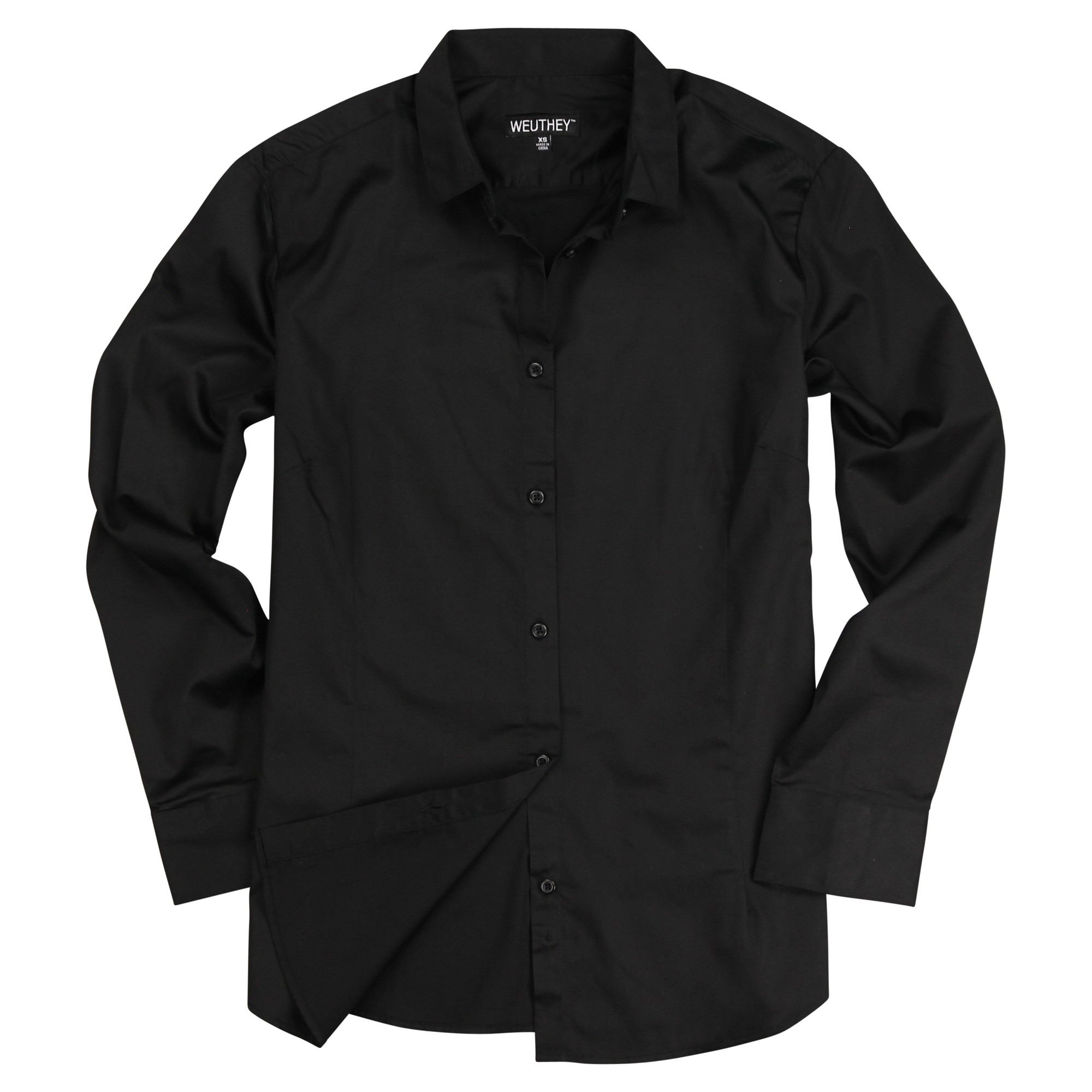 Spandex Button Down Work Casual Shirt 