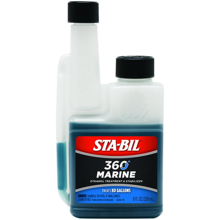 STA-BIL (22239) 360 Marine Ethanol Treatment and Fuel Stabilizer, 8 (Best Marine Diesel Fuel Stabilizer)