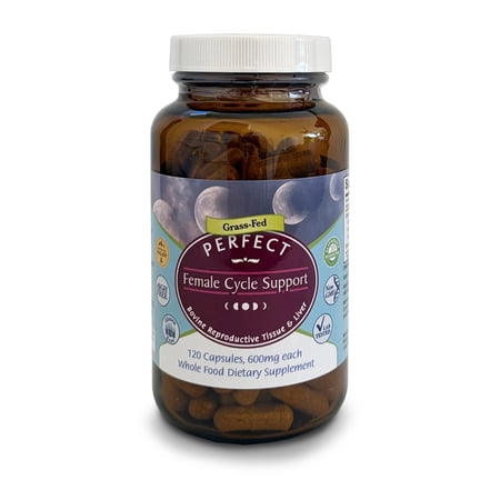 Perfect Supplements Perfect Female Cycle Support Bovine Reproductive Tissues and Organs – Naturally Balance Hormones
