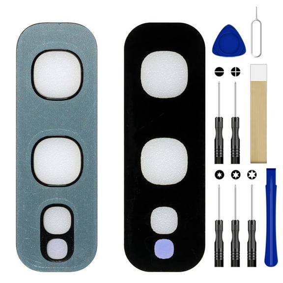 1Pcs For Samsung Galaxy S10e G970 Replacement Rear Camera Lens Cover Tool Black