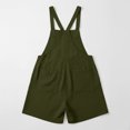 thumbnail image 5 of TAGOLD Womens Short Jumpsuit Solid Color Sleeveless Cropped Length Summer Casual Romper, 5 of 5