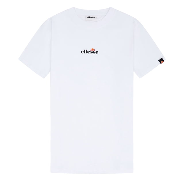 ellesse Camiseta para hombre - OLLIO 2, manga corta, cuello redondo, logotipo, algodón, liso Blanco XL (X-Large)
