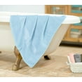 thumbnail image 4 of MALLONI HOME 100% Premium Cotton 2 Pack Oversized Bath Towel Set 28x55 inches, Large Bath Towels, Ultra Absorbant Compact Quickdry & Lightweight Towel, Ideal for Gym Travel Camp Pool - Sky Blue, 4 of 7