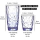 thumbnail image 2 of Vasos para beber VEILEDGEM Unbreakable Tritan, 300 ml, juego de 8, 2 of 8