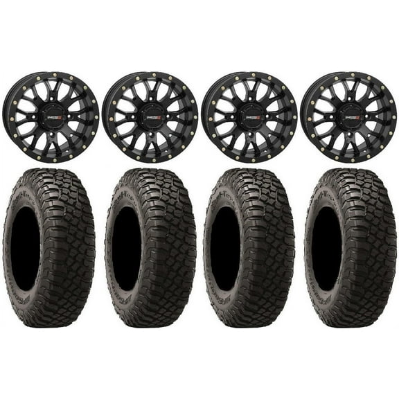 System 3 ST-3 Black 15" Wheels 32" BFG KM3 Tires Polaris RZR XP 1000 / PRO XP / Ranger XP 900/1000