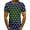 #3-Green, variant on Otvok Mens T-Shirts 3D Digital Print Pullover Fitness Sports Short Sleeve Blouse