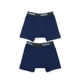 thumbnail image 4 of ToBeInStyle Men's Pack of 3 Cotton Boxer Brief Shorts - Classic Colors - Medium, 4 of 6