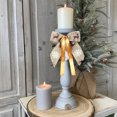 thumbnail image 6 of sruoe Christmas Tree Bows Ribbon, Christmas Tree Decorations Indoor, Xmas Tree Bowknot Ornaments, Wreath, Sequined Bow, Hanging Christmas Tree Topper for Wedding Holiday Party Decoration, Brown, 6 of 6