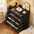 thumbnail image 5 of Ktaxon 4 Drawer Dresser Wide Chest of 4 Drawers Storage Cabinet, White Dresser for Bedroom, Living Room, Hallway, 5 of 7