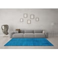 thumbnail image 3 of Ahgly Company Indoor Rectangle Abstract Light Blue Modern Area Rugs, 8' x 10', 3 of 4