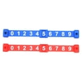 thumbnail image 2 of Colaxi 2Pcs Foosball Score Counter Children Foosball Table Scoreboard Red and Blue, 2 of 8