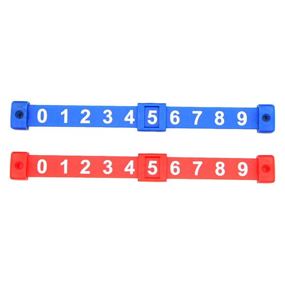 Almencla 2Pcs Foosball Score Counter Children Foosball Table Scoreboard Red and Blue