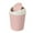 Pink 1R2, variant on ZZkhGO Mini Covered Kitchen Trash Can, Small Desktop Living Room Bin, Compact Step Lid Wastebasket for Countertop