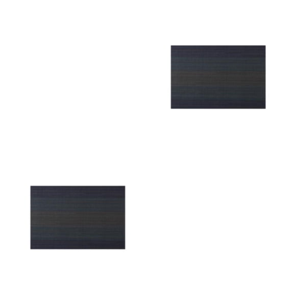 Manteles individuales Cateissary PVC soporte para cuencos estilo simple 2Conjunto Azul oscuro