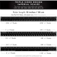 thumbnail image 4 of Laser-Etched Aluminum Triangular Architect Ruler Set for Blueprints | Professional Drafting Tools, 4 of 7