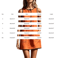 thumbnail image 4 of Endives Summer Dresses for Women Casual Button Front Mini Dress Sleeveless Round Neck Retro Dresses Comfy Trendy Summer Shift Dress with Pockets Midi Dresses for Women Orange M, 4 of 8
